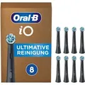 Produktbild: Oral-b Io Black Ultimative Reinigung Aufsteckbürsten Für Elektrische Zahnbürste, Briefkastenfähige Verpackung, 8 Stück