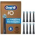 Produktbild: Oral-B iO Ultimative Reinigung 8er Aufsteckbürsten schwarz eingedrehte Borsten