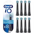 Produktbild: Oral-B iO Ultimative Reinigung Aufsteckbürste - Schwarz, 8er Pack
