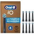 Produktbild: Oral-B iO Ultimative Reinigung 8er Aufsteckbürsten schwarz eingedrehte Borsten