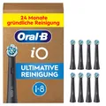 Produktbild: Oral-B iO Aufsteckbürsten Ultimative Reinigung Schwarz 8 Stück Zahnpflege Ersatz
