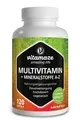 Produktbild: Multivitamin Kapseln hochdosiert 23 wertvolle Vitamine A-Z & Mineralien 120 v...