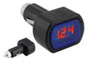 Produktbild: KFZ Voltmeter Digital LED Anzeige Spannung Volt Auto 12V 24V Schwarz Messgerät