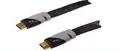 Produktbild: Schwaiger HDMI Anschlusskabel HDMF15 533 flach schwarz, 1,5m, 2x HDMI