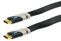 Produktbild: Schwaiger Ultra flaches HDMI HighSpeed Flachkabel (Ethernet, 1,5m) sw., HDMF15