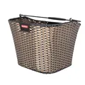 Produktbild: Klickfix Fahrrad Vorderradkorb Lenkerkorb Structura 35x26x25cm Bronze Geflochten