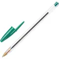 Produktbild: Bic Kugelschreiber Cristal Original, 802158, Gehäuse transparent, Schreibfarbe grün