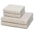 Produktbild: Cawoe Frottierset, Beige, Textil, Rechteckig, 50x100 cm, Oeko-Tex® Standard 100, Badtextilien, Handtuch-Sets