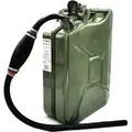 Produktbild: 20L Metallkanister Kraftstoff Benzin Diesel Reserve mit BIG Handpumpe 10L/min