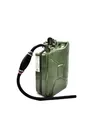 Produktbild: 20L Metallkanister Kraftstoff Benzin Diesel Reserve mit BIG Handpumpe 10L/min