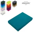 Produktbild: EXKLUSIV HEIMTEXTIL Spannbettlaken Jersey Spannbettlaken PREMIUM, Jersey, Gummizug: rundum, (1 Stück), mit Rundumgummizug