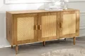 Produktbild: riess-ambiente Sideboard VIENNA 120 cm natur – Wiener Geflecht, Design‑Kommode, Retro, Stauraum (Einzelartikel, 1 St), edler Schrank mit Rattan-Geflecht Türfronten – ideal fürs Wohnzimmer
