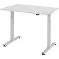 Produktbild: Hammerbacher-Sitz-Steh-Schreibtisch el.120x80cm Grau-VXMST12/5/S