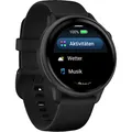 Produktbild: Garmin vívoactive 6 42mm black, Smartwatch, schwarz