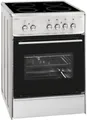 Produktbild: exquisit Elektro-Standherd ECM6-4 Inox, mit Backwagen