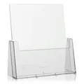 Produktbild: 2x taymar C230 DIN A4 Prospekthalter transparent Prospektständer