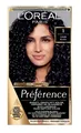 Produktbild: L'Oréal Preference Haarfarbe - 1 Schwarz (2 x 60 ml, 54 ml)