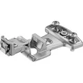 Produktbild: Hettich Grundscharnier Selekta Pro 2000 E, 180 °, Auflage -3.2 mm, mit Spreizmuffen, vernickelt