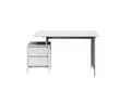 Produktbild: OTTO home Schreibtisch Luven, Computertisch, zertifiziertes Massivholz, mit 2 Schubkästen, Breite 120-140 cm