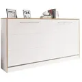 Produktbild: VCM Midischrank Schrankbett, Wandklappbett Lattenrost 90x200 cm weiß