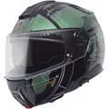 Produktbild: Motorrad Helm 65 (XXXL) - Schuberth C5 Globe Klapphelm - schwarz-grün-gold