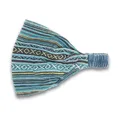 Produktbild: KUNST UND MAGIE unisex Hippie Kopfband Stirnband Goa Yoga Stonewashed, Farbe:Petrol