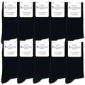 Produktbild: OCCULTO Businesssocken Herren 100% Baumwollsocken 10-20er Pack (Modell: Ingo) (10-Paar) schwarz 43-46
