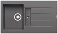 Produktbild: PYRAMIS Spüle ATHLOS 86x50 in IRON GREY mit Excenterbedienung / Granitspüle / Steinspüle / Ausschnitt 840 x 480 mm