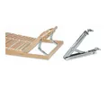 Produktbild: Hettich Bett-Verstellbeschlag für Kopf- und Fußteile MultiFlex, 25173 140kg, Stahl vz