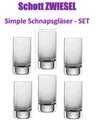 Produktbild: 6 x Schnapsgläser Simple Schott Zwiesel Stamper Shotglas Digestif Kristallglas
