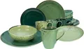Produktbild: CreaTable Kombiservice Geschirr-Set NATURE COLLECTION (16-tlg), 4 Personen, Steinzeug, Service, Handwerklicher Look, 16 Teile, für 4 Personen