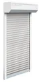Produktbild: Schellenberg SB-Vorbau-Rollladen 110 x 130 cm, 45° Kasten weiß Profile grau