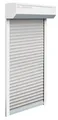 Produktbild: Schellenberg SB-Vorbau-Rollladen 110 x 130 cm, 45° Kasten weiß Profile grau