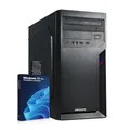 Produktbild: HYPER BYTE® Office PC – Computer mit AMD Athlon Pro mit 3,4 GHz | 8 GB RAM DDR4 | 240 GB SSD Festplatte | Win 11 Pro | WLAN | DVD+RW | USB 3.0 | High End Office Tower-Pc