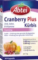 Produktbild: Abtei | Cranberry Plus Kürbis Zink, Selen, B-Vitamine | 30 Kapseln
