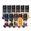 Produktbild: Tchibo Cafissimo Probierset 110 Kapseln Sorten Caffè Crema Espresso und Kaffee