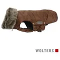 Produktbild: Wolters Hundemantel Parka mit Fellkragen braun braun Rückenlänge: 24 cm / Halsumfang: 22 cm Brustumfang: 28 - 35 cm
