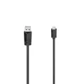 Produktbild: Hama Micro-USB-Kabel, USB 2.0, 480 Mbit/s, 0,75 m schwarz 0,75 m lang