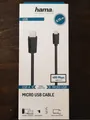 Produktbild: Hama USB Kabel 2.0 USB-A/USB-Micro-B m/m 480 Mbps Schwarz 0,75m Geschirmt Neu