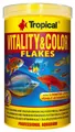 Produktbild: Tropical Vitality & Color Flakes 1000ml Futter Flockenfutter Farbfutter