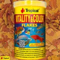 Produktbild: (14,80€/L) Tropical Vitality & Color Flakes 1L (1000ml) farbverstärkendes Futter