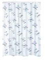 Produktbild: Ridder Duschvorhang Helgoland blau Breite 120 cm