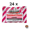 Produktbild: Fisherman`s Friend Menthol-Pastillen Cherry, 24x 25g vegan 