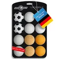 Produktbild: GOODS+GADGETS 12x Stück Speedball Profi Kickerbälle für Tischfussball Tischkicker Kicker-Ball Set Auswahl Verschiedene Sorten (Kork, PE, PU, ABS) 35mm (12er Set)
