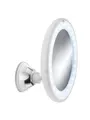 Produktbild: Kleine Wolke Kosmetikspiegel Flexy Light mit 5-facher Vergrößerung und LED Beleuchtung, Größe: 17,5 x 17,5 x 10,5 cm, Material: Polystyrol/Glas