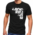 Produktbild: MoonWorks® Herren T-Shirt Fahrrad Sprüche is My Bike Okay ? ironisch lustig MTB Radfahrer Fun-Shirt Spruch lustig Schwarz XL