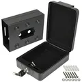 Produktbild: HMF 307-02 Anschraubbare Dokumentenbox, 20,0 x 15,5 x 7,0 cm, Schwarz