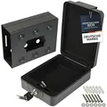 Produktbild: Hmf 307-02, Anschraubbare Box, Dokumentenbox, 20 X 15,5 X 7 Cm, Schwarz