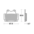Produktbild: PASTIGLIE BREMBO GENUINE 07YA1207