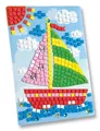 Produktbild: FOLIA BASTELMAPPE MOOSGUMMI MOSAIK SCHIFF BASTELN KLEBEN NACH ZAHLEN NEU